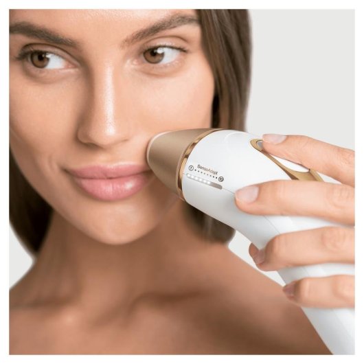 Épilateur IPL Braun Silk-expert Pro 5 PL5149 tête précision or blanc