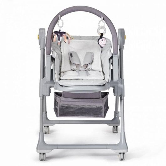 Trona Kinderkraft LASTREE 2-en-1 transformable compacte gris siège rembourré