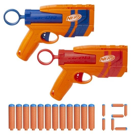 Pistolet de jeu HASBRO Nerf G1492EP4 Duo Pack 2 Lanceurs Multicolore
