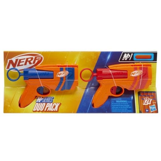Pistolet de jeu HASBRO Nerf G1492EP4 Duo Pack 2 Lanceurs Multicolore