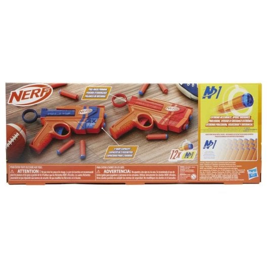 Pistolet de jeu HASBRO Nerf G1492EP4 Duo Pack 2 Lanceurs Multicolore