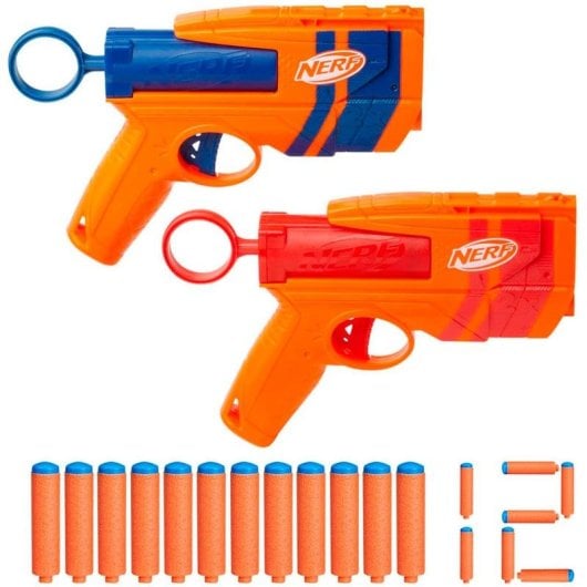 Pistolet de jeu HASBRO Nerf G1492EP4 Duo Pack 2 Lanceurs Multicolore