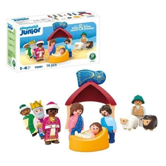 Figura Playmobil 72001 Junior Mi Primer Belén multicolor con 57 piezas