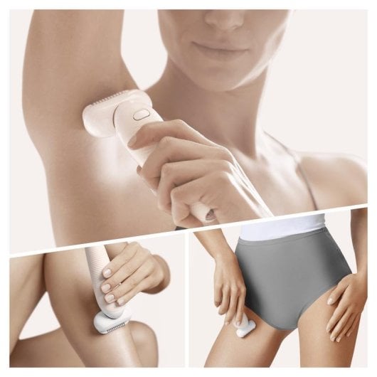 Depilatore Braun Silk-épil 9 9-006 Flex 40 pinzette MicroGrip SensoSmart Wet&Dry