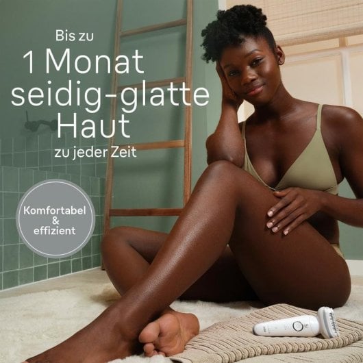 Depilatore Braun Silk-épil 9 9-341 40 pinzette Wet&Dry MicroGrip Bianco