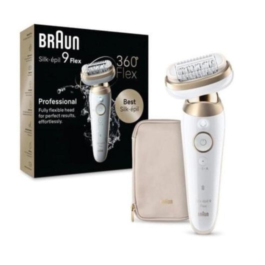 Epilierer Braun Silk-épil 9 BR2-225328 Kabellos 40 Pinzetten Wet & Dry