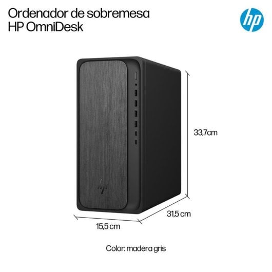 HP OmniDesk Desktop M02-0013ns AMD Ryzen 5 8500G 16GB 1TB SSD Radeon Windows 11 Wi-Fi 6