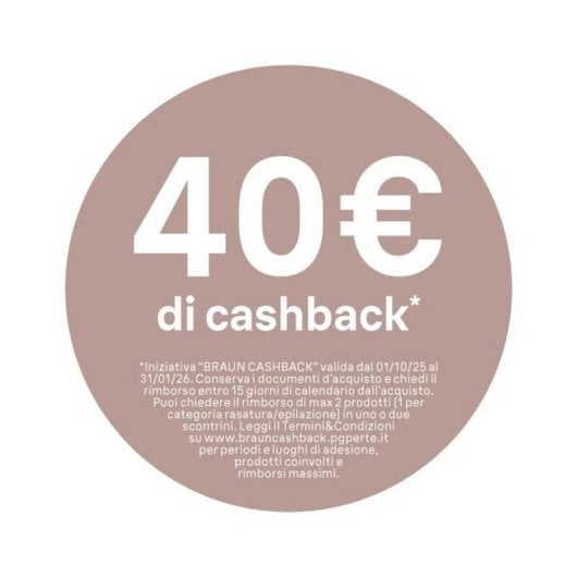 Depilatore Braun Silk-épil 9 Flex 9-360 3D Rosa Bianco MicroGrip 40 Pinzette