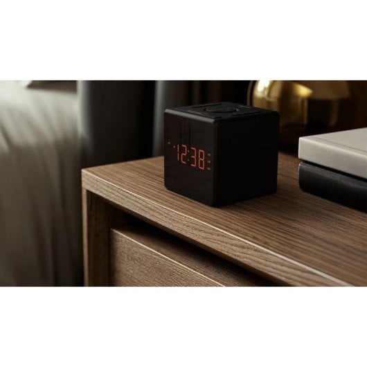 Sveglia digitale Philips TAR4500/10 FM LED USB-C Nero doppia allarme