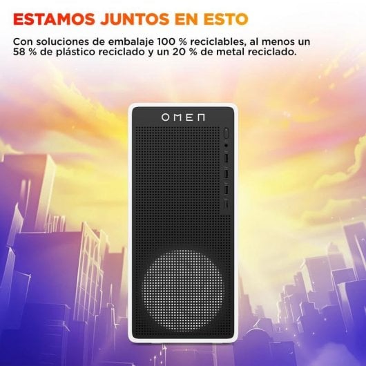 HP OMEN 16L TG03-0088ns Intel Core Ultra 5 16GB 1TB SSD RTX 5060 FreeDOS Blanco RGB WiFi 6E