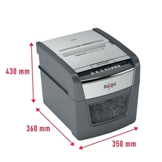 Aktenvernichter Rexel AutoFeed 45X Cross Cut 4x28 mm 20L Touch