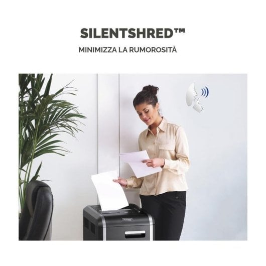 Aktenvernichter FELLOWES 225Mi Mikroschnitt 14 Blatt 60 L Anti-Stau Schwarz