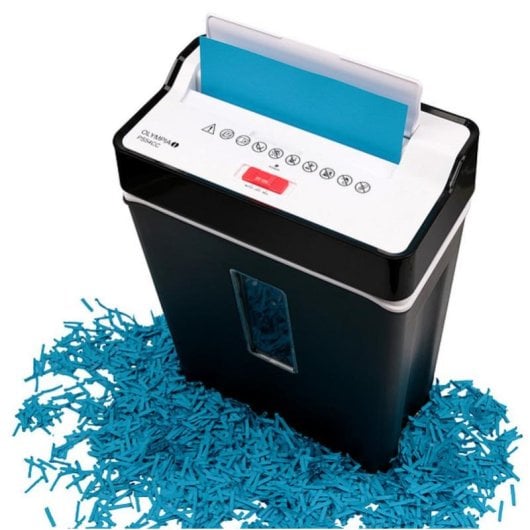 Aktenvernichter Olympia PS 54 CC Kreuzschnitt 8 Blatt 13L P-4 Schwarz