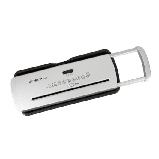 Trituratrice carta GENIE 106 S taglio a strisce 6 mm 7L Argento/Nero