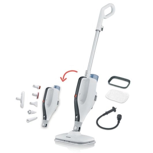 Mop électrique Severin SC 7177 batterie lithium autonomie 20 min surfaces dures