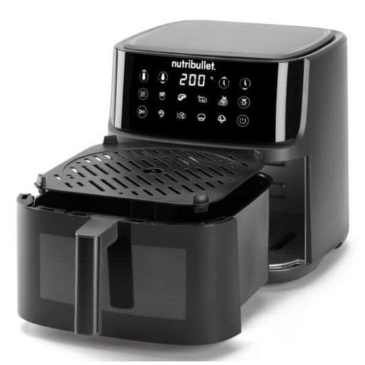 Freidora de aire NUTRIBULLET CrispLite Vision 8L 2000W Fenster Touchscreen