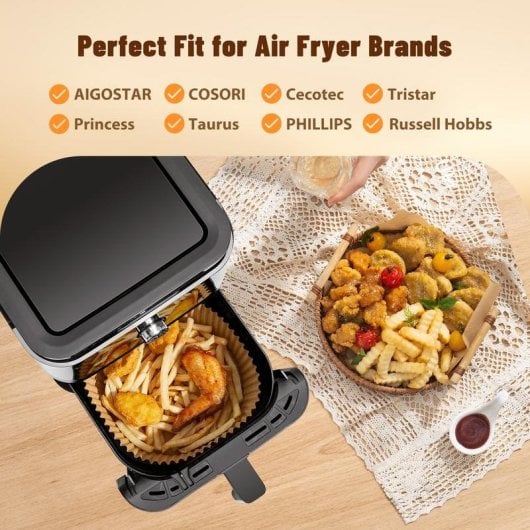 Freidora de aire GIRMI FG8800 6,5 L 1700 W con 8 programas y temporizador