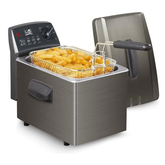 Freidora tradicional Fritel Fryer Turbo SF 4368 4L 3200W acero inoxidable fácil limpieza