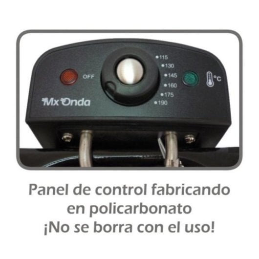 Fritadeira tradicional MX ONDA MX-FR2126 2L 2000W cuba amovível, zona fria