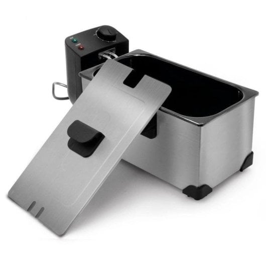 Friteuse Traditionnelle Flama 636FL 3L 2200W Acier Inoxydable Zone Froide