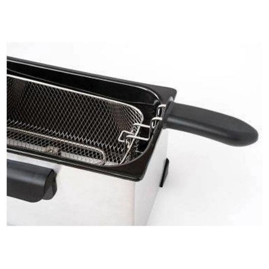 Friteuse Traditionnelle Flama 636FL 3L 2200W Acier Inoxydable Zone Froide