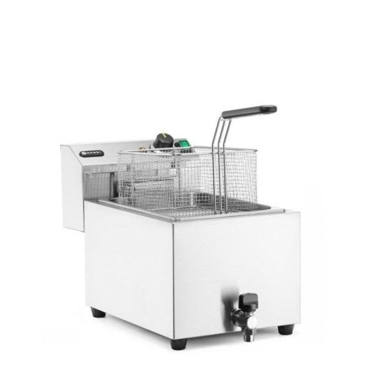 Freidora tradicional Hendi Profi Line 209424 10 L 6600 W con grifo de vaciado