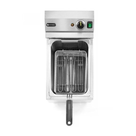 Freidora tradicional Hendi Profi Line 209424 10 L 6600 W con grifo de vaciado