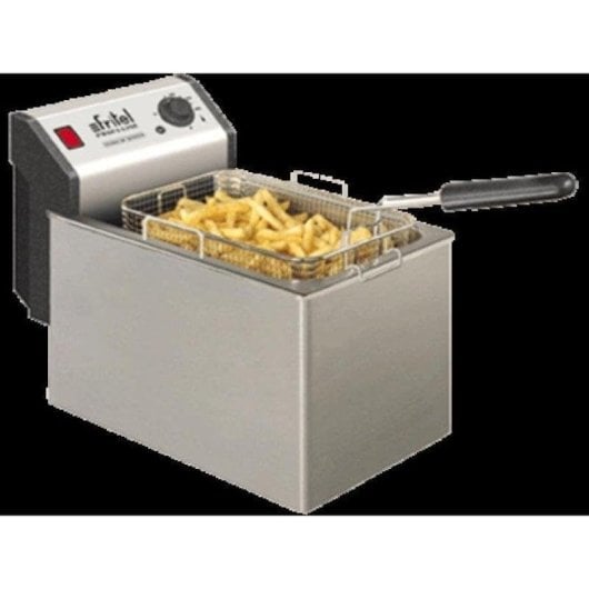 Friteuse Traditionnelle Fritel Profi 4605 8L 3300W Acier Inoxydable Zone froide