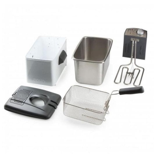 Friteuse Traditionnelle Domo DO519FR 4,5L 3200W avec Filtre Anti-Odeur et Cuve Amovible