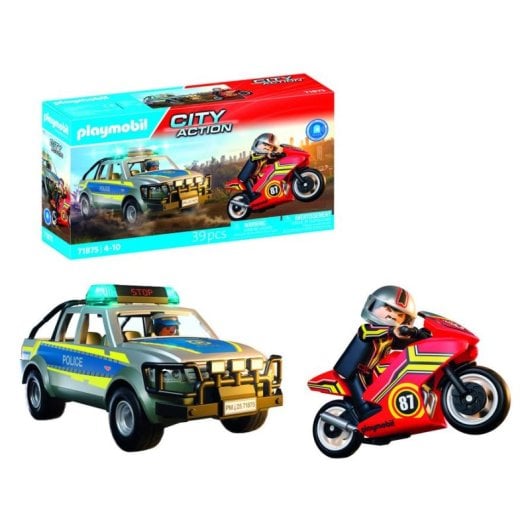 Véhicule Playmobil City Action 71875 Pick Up Poursuite Policière Multicolore