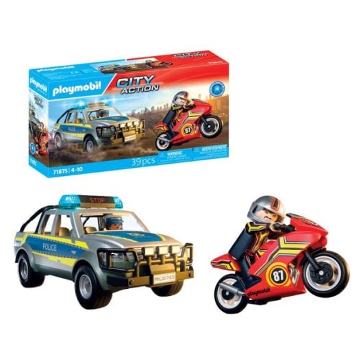 Véhicule Playmobil City Action 71875 Pick Up Poursuite Policière Multicolore