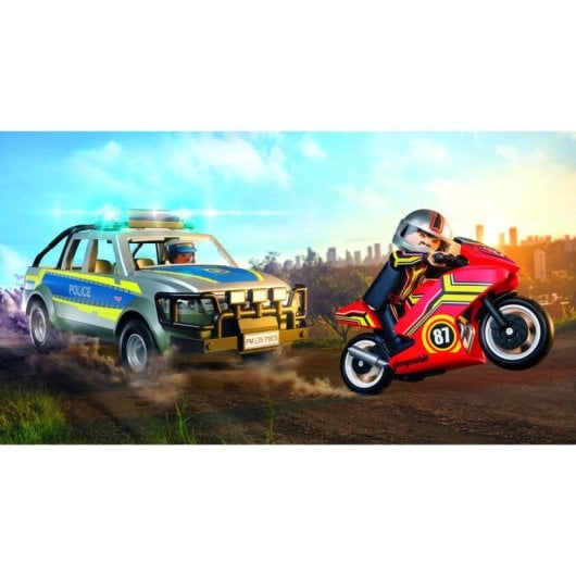 Véhicule Playmobil City Action 71875 Pick Up Poursuite Policière Multicolore