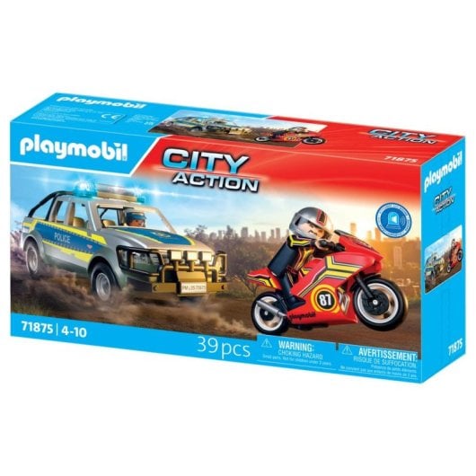 Véhicule Playmobil City Action 71875 Pick Up Poursuite Policière Multicolore