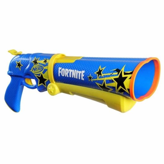 Pistola de brinquedo HASBRO Nerf Fortnite Half Tone Hero 12 dardos azul/amarelo