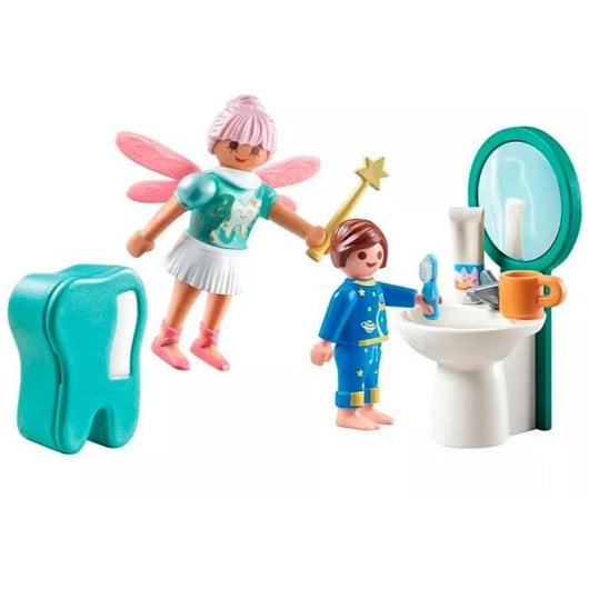 Figura Playmobil 71967 Hada dos Dentes com Acessórios Multicolor