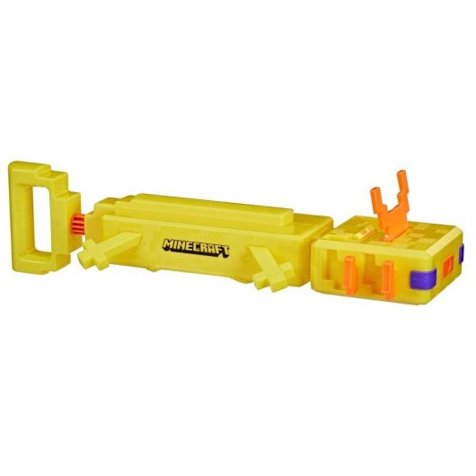 Pistola de água Hasbro Axolotl Minecraft Nerf Depósito Integrado 1 Peça