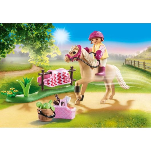 Figura Playmobil Country Poni Alemán Multicolor Plástico para montaje