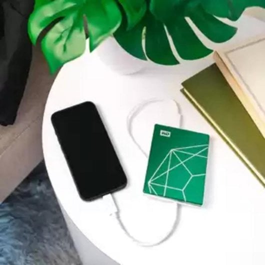 Disque Dur Western Digital My Passport Ultra 2TB HDD USB-C 5Gb/s Chiffrement Matériaux recyclés