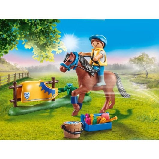 Figura Playmobil Country 70523 Poni para Coleccionar Galés con Accesorios