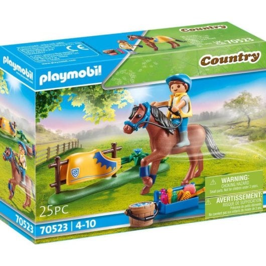 Figura Playmobil Country 70523 Poni para Coleccionar Galés con Accesorios