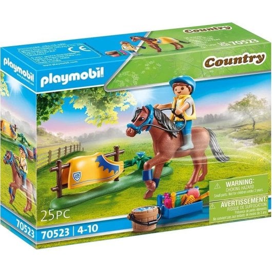 Figura Playmobil Country 70523 Poni para Coleccionar Galés con Accesorios