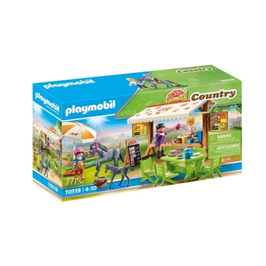 Spielset PLAYMOBIL Country 70519 Multicolour 153-teilig mit Pony Café