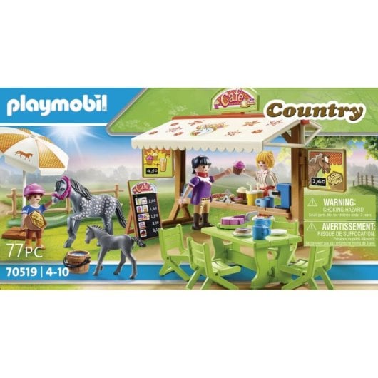 Spielset PLAYMOBIL Country 70519 Multicolour 153-teilig mit Pony Café