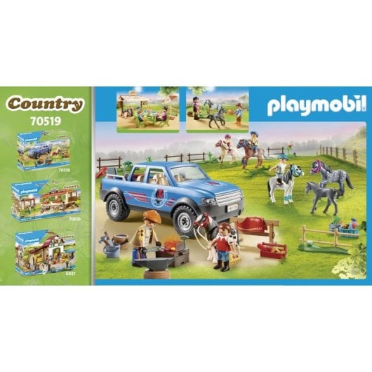 Spielset PLAYMOBIL Country 70519 Multicolour 153-teilig mit Pony Café