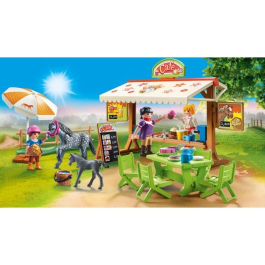 Spielset PLAYMOBIL Country 70519 Multicolour 153-teilig mit Pony Café