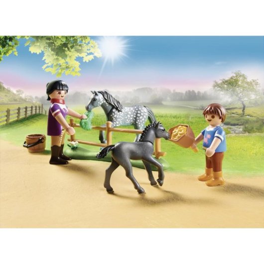 Spielset PLAYMOBIL Country 70519 Multicolour 153-teilig mit Pony Café