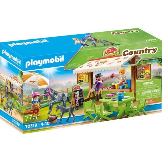 Spielset PLAYMOBIL Country 70519 Multicolour 153-teilig mit Pony Café