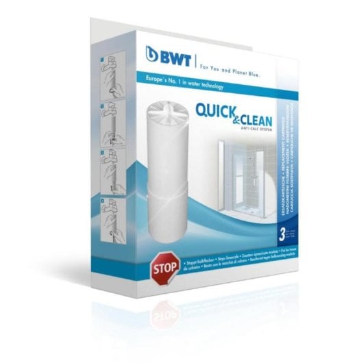 Wasserfilter BWT Quick & Clean 812916 portabel Antikalk Silber 8 bar