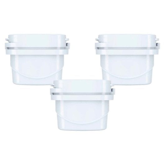 Filtro de água Aqua Optima Evolve Cartuchos Compatível Jata 3 Unidades Branco