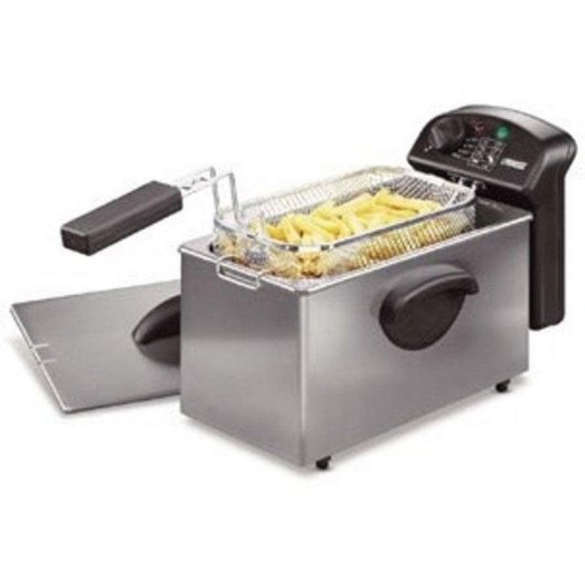 Friteuse Traditionnelle Princess Family Castel 3L 2000W Acier Inoxydable Zone Froide
